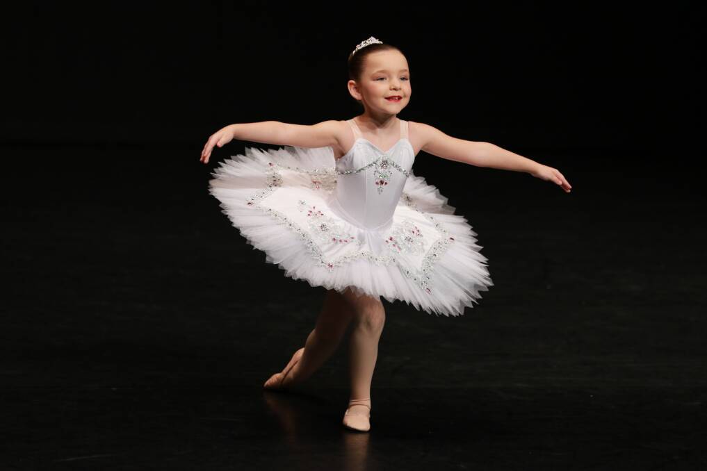 Molly Plummer (Taree) placed third in Section 402a Novice Classical Ballet Solo eight years and under. 