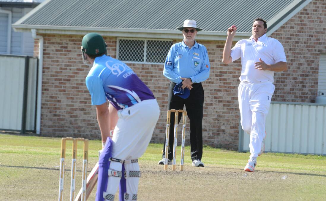 Steve Alwood took 3/32 for Wingham in the clash against Taree West at Johnny Martin Oval.