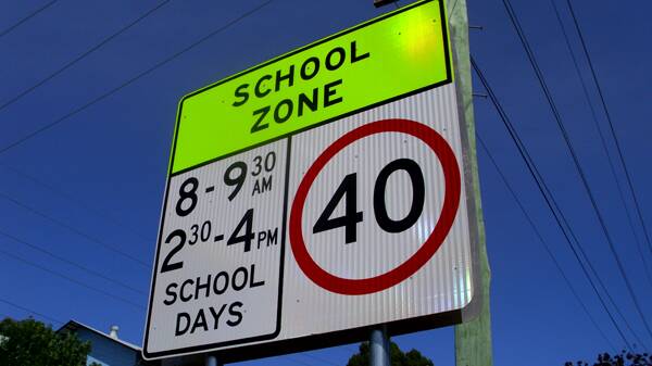Police remind parents about school zone lesson