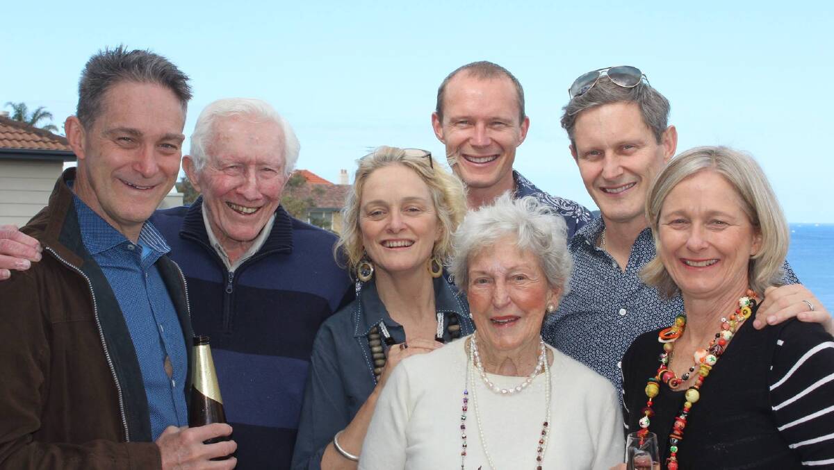Judy and Alan Cowan with their family. Picture supplied