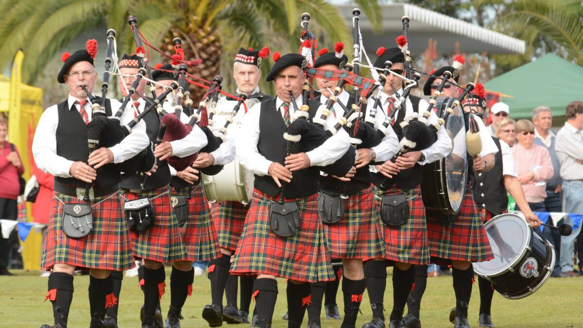 Sound the pipes: Pipe bands from across the State will be in Wingham for games day. They will play individually as well as join together for a mass band display.