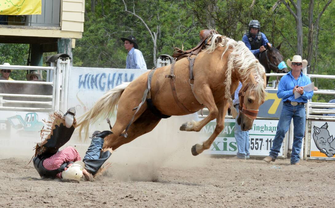 The thrill of the ride: There will be more thrills and an even more exciting and adrenalin pumping program at the 2017 Wingham Summertime Rodeo on January 7 held at Wingham Showground. Get in early to avoid missing out.