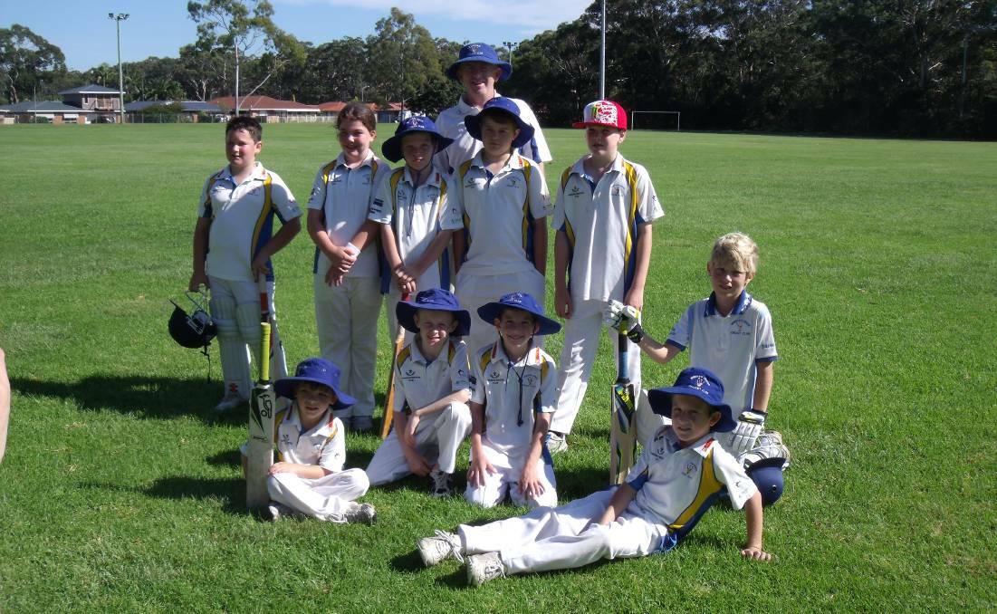 Going the distance: A lucky win for Wingham this week, next week the TS Travel sponsored Wingham Under 14 junior cricket side plays Great Lakes at Muscio Park in a one-dayer. Wingham Junior cricketers, file photo.