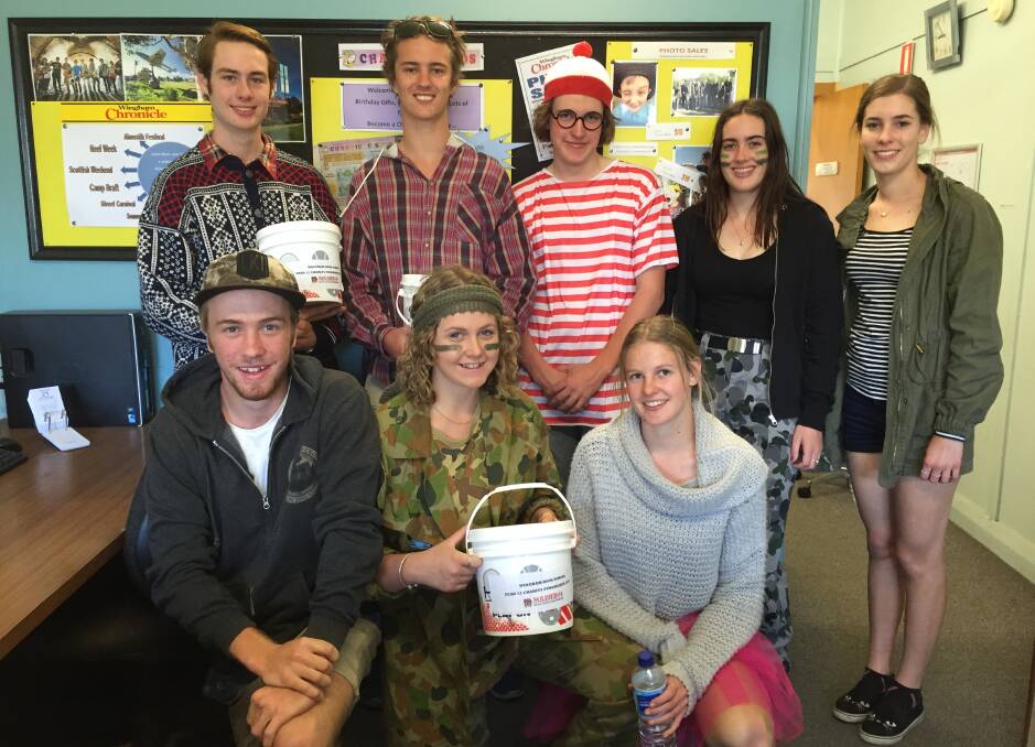 Last year's Year 12 students dressed to impress and raise money for worthy causes.