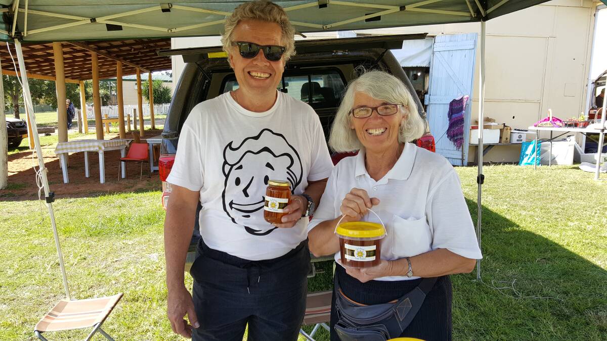 Meet the producers: Don and Laura Gilchrist of Gilchrist Honey run 80 bee hives from their 100 acre property at Caffreys Flat. Gilchrist Honey will be the feature producer at this Saturday's Wingham Farmers' Market. 