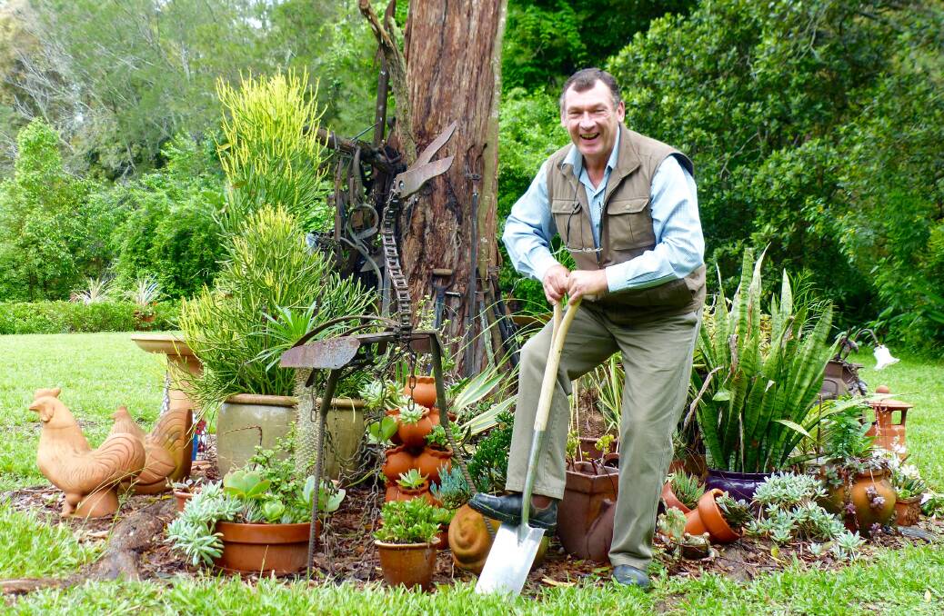 Dig in and celebrate: George Hoad, president of The Garden Clubs of Australia, will today launch the new National Gardening Week initiative to be held later in the year.