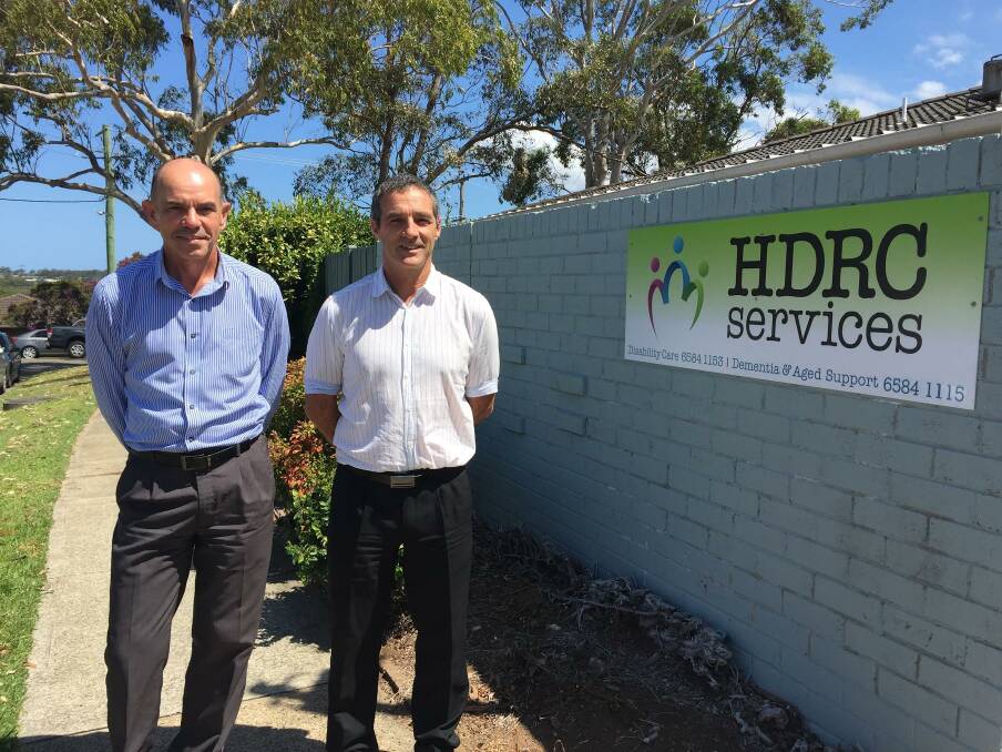 Merger: Omnicare Alliance joint chief executive officers John Carroll and Raymond Gouck at The Hastings District Respite Care located on Morton Street. The location will  become the central hub of the Omnicare Alliance. 