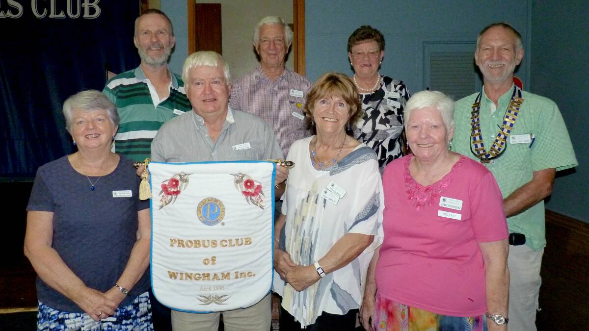 Incoming committee: Back - Alan Hughston, Keith Bedggood, Maureen Mears, Phil Nelson. Front - Helen Brown, Keith Brown,Jana Sadlikl, Joan Dickerson. (Absent - Wendy Kneipp). Photo: supplied