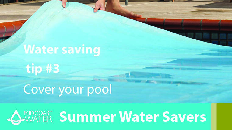 Summer water saving starts now