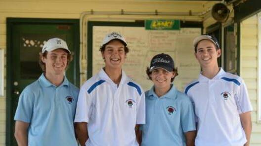 Connor Hughes, Adam Rylewski, Danny Bisby and Reid Brown are representing the Lower North Coast in the junior state pennants competition.