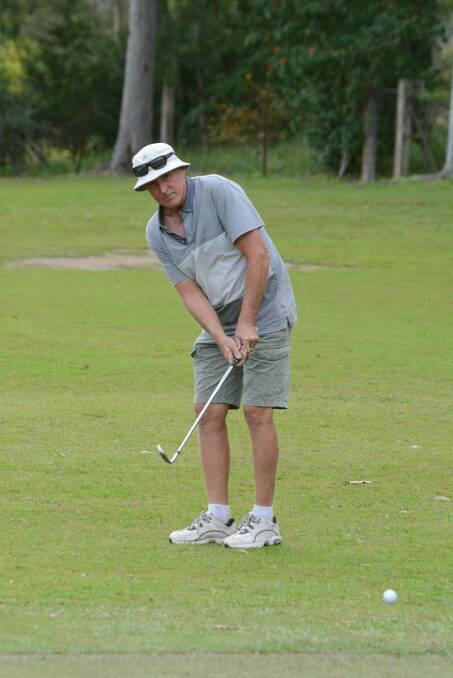 B-grade winner of the first round of the Wingham Golf Club championships, Steve Abbott. 