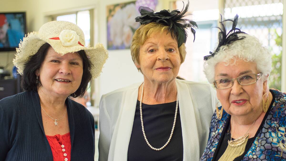 Dawn Molnar, Jeanette Lehmann and Janet Ryan - Melbourne Cup at Ingenia Gardens.
