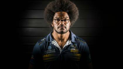 Sport
ACT Brumbies' and Wallabies' Henry Speight, who is going to shave his afro in December to raise money for WOWS Kids, a Fijian organision supporting children with cancer.
23 October 2014
Photo: Rohan Thomson, The Canberra Times Photo: Rohan Thomson