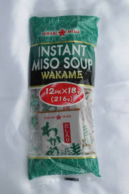 Hikari instant miso soup. Photo: Sahlan Hayes