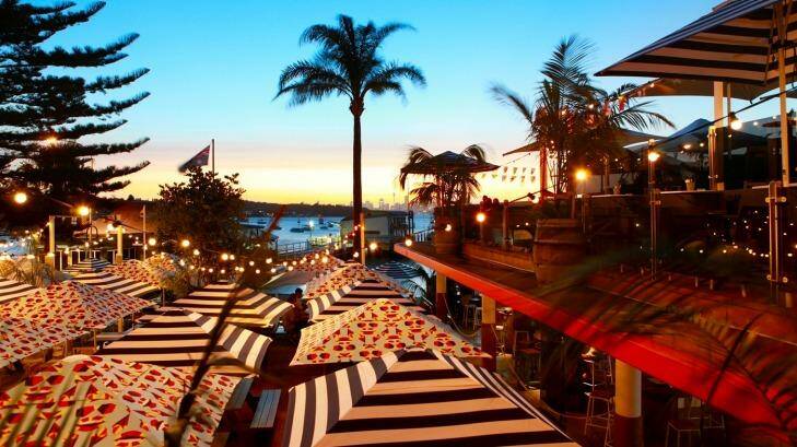 Summer nights: The Watsons Bay Boutique Hotel is one of many options for summer outings. Photo: Supplied