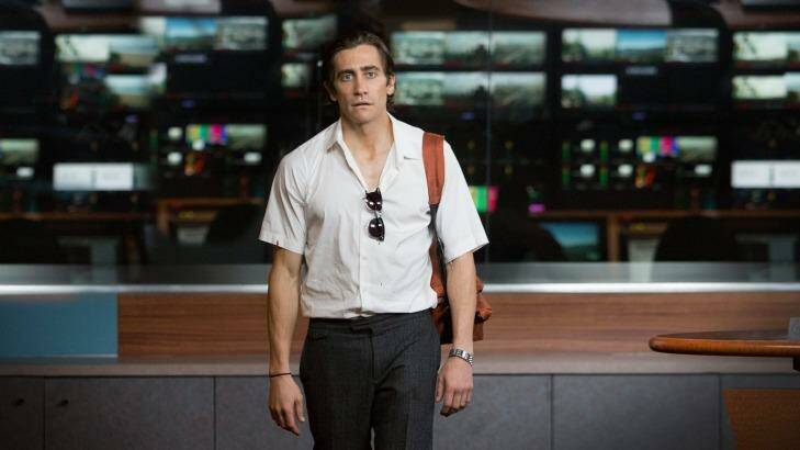 A rather less-ripped Gyllenhaal as Lou Bloom in <i>Nightcrawler</i>. Photo: Chuck Zlotnick