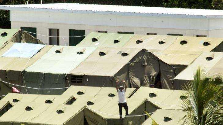 Nauru detention centre: Country breaching its international UN obligations. Photo: Angela Wylie