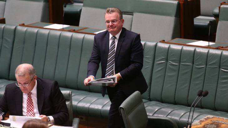 Small Business Minister Bruce Bilson has stepped up into the role of acting Treasurer. Photo: Andrew Meares
