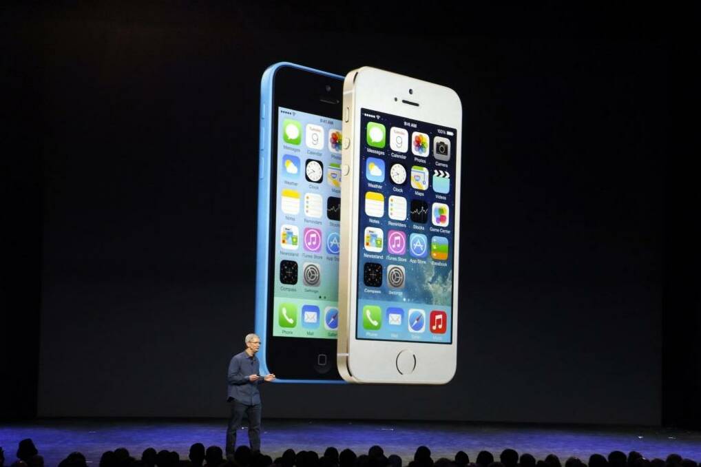 Apple chief executive officer Tim Cook launches the iPhone 6 and the iPhone 6 Plus. His keynote speech live stream was interrupted by technical problems.