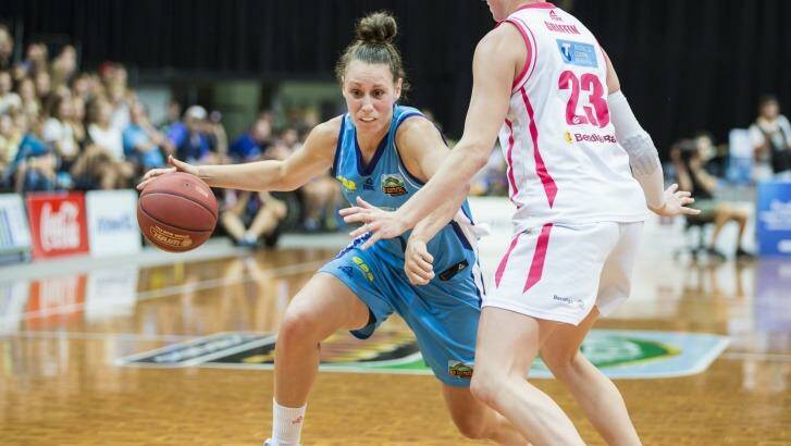 Stephanie Talbot is ready to take her game to the next level for the Canberra Capitals.  Photo: Matt Bedford