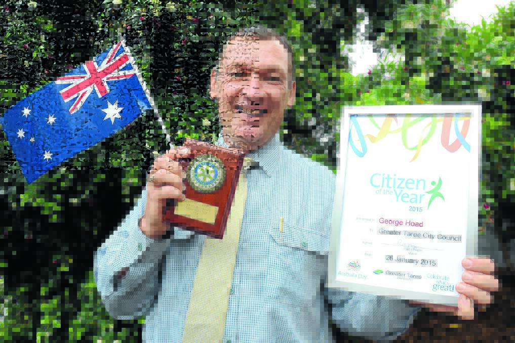 Greater Taree City Citizen of the Year, Killabakh's George Hoad.