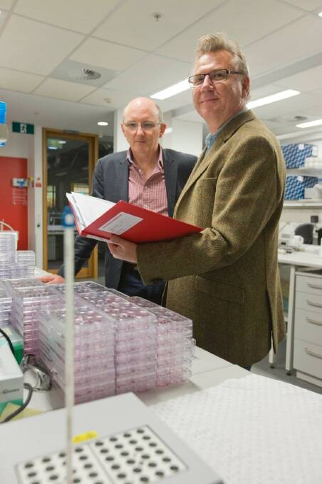 Biankin and Grimmond's research on pancreatic cancer will improve future patients' treatment. Photo: Steve Lunam