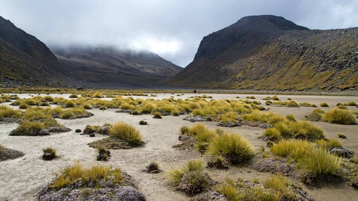 Hanging Valley on the slopes of Mt Ngauruhoe. Photo: Andrew Bain