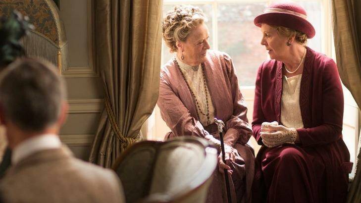 Some things never change ... the Dowager Countess and Mrs Crawley.