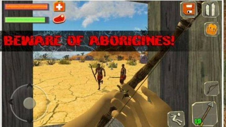 A game that allows players to kill Indigenous Australian characters has sparked outrage, with thousands of people calling for an apology from app developers and host sites.  Photo: photos@smh.com.au