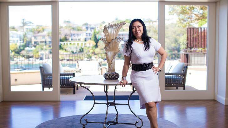 Monika Tu, of Black Diamondz,  uses her Chinese heritage to help find homes for wealthy Chinese buyers in Australia. Photo: Mark Nolan