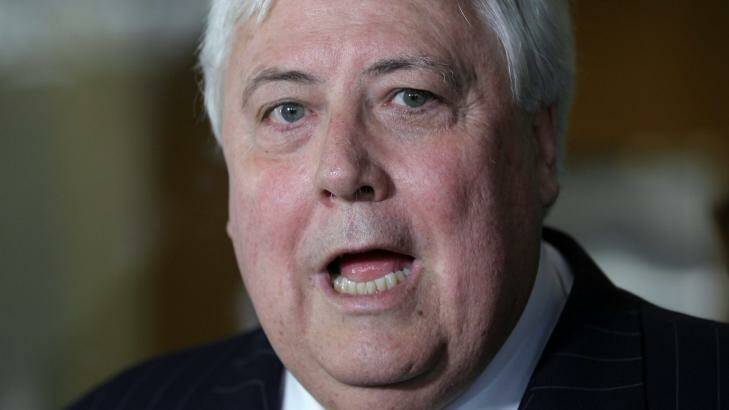 A Chinese newspaper has called for Clive Palmer to be barred from the country over his recent comments. Photo: Alex Ellinghausen