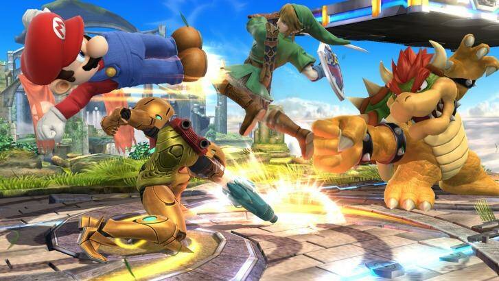 Smartphone-bound: favourite Nintendo characters, seen here in <i>Super Smash Bros. for Wii U</i>, will soon appear in games for your phone. Photo: Nintendo
