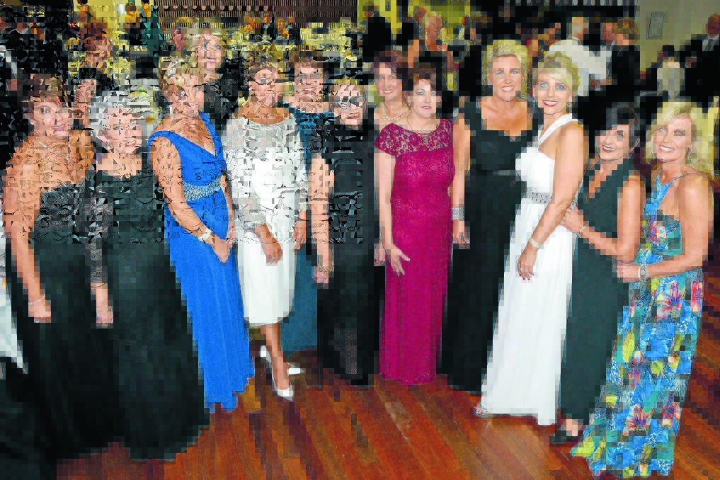 The team behind Can Assist Manning Valley at last year's black tie ball.