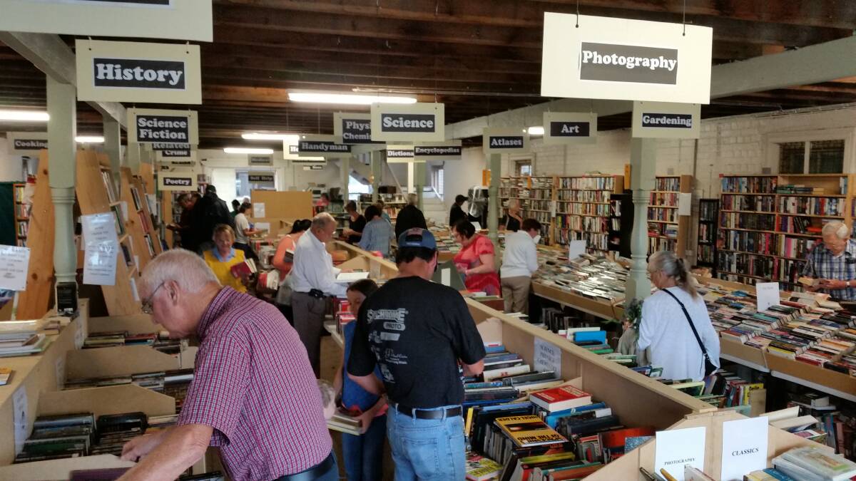 Rotary's book fair is open Good Friday and Easter Saturday at Taree Showground.