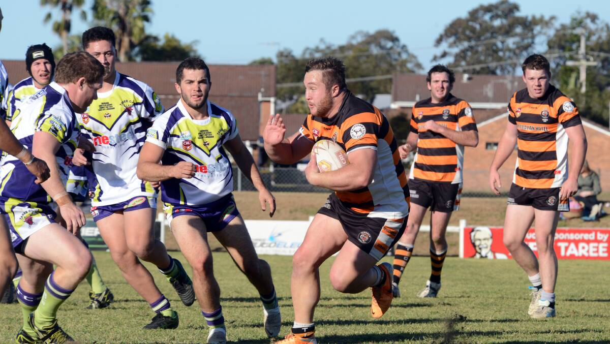 Logan Pocklington will be looking for a strong game this weekend when Wingham take on Old Bar.