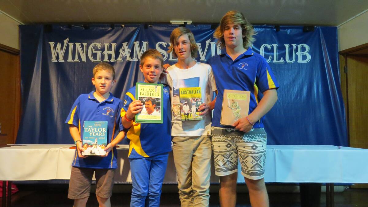 Wingham: Players of the Year
Nathan Smith (under 10), Hayden Essery (under 12), Craig Watson (under 14), Mitchell Niven (under 16)
