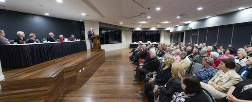 Huge community support: The initial community meeting for increased palliative care services had over 100 in attendance, well over organiser's expectations.