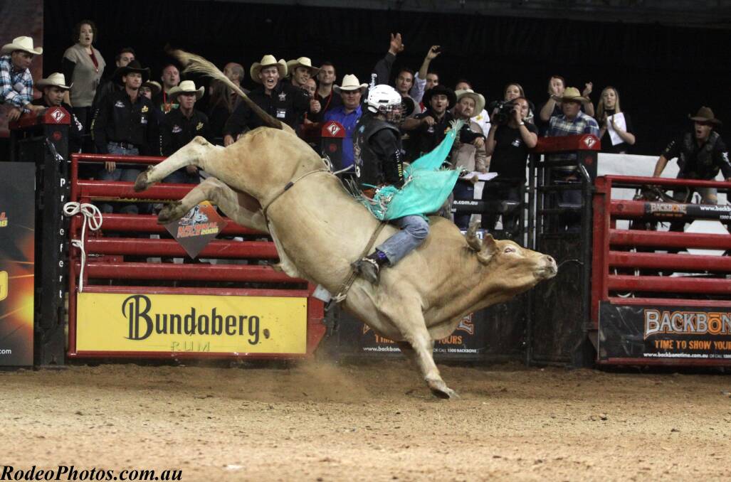 Pictured is Pete Farley winning the 2008 PBR Australian National Finals and also the Australian Championship. Pete is organising the Manning Madness event to be held on Easter Saturday in Wingham.