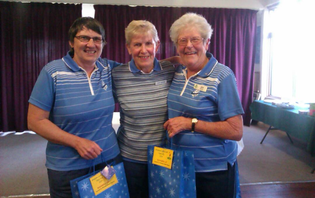 Wingham Golf Club's Chrissy Cavanaugh, Jan Baker and Joy White.
