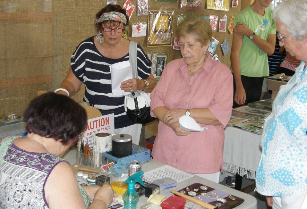 Some of the action at last year's Artisan Expo at Mondrook NSW