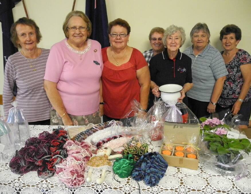 The Whiddon Group Ladies Auxiliary getting ready for the annual fete