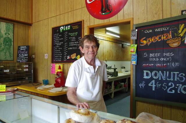 Dennis McKeough, proprietor of McKeough's Cake Shop in Wingham. 