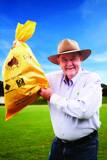 Ridding Australia of rubbish: Chairman and founder of Clean Up Australia Ian Kiernan AO.
