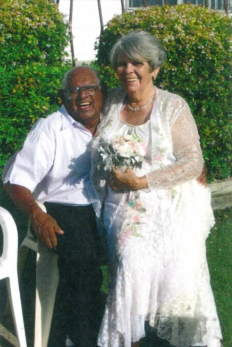 Uncle Tom and Aunty Barb renewed their vows on their 60th wedding anniversary.