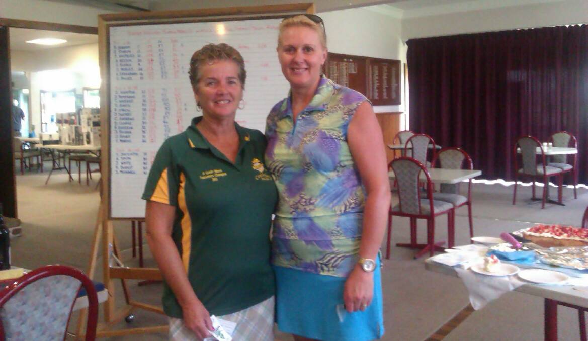 Wingham golfers Denise Polley and Jo Stinson