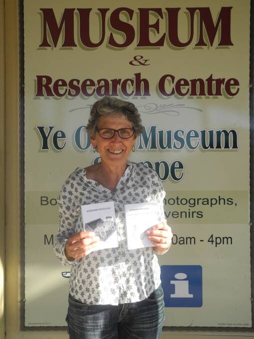 Wingham Museum volunteer and ex school teacher, Robyn Greenaway with the new activity booklets for children.
