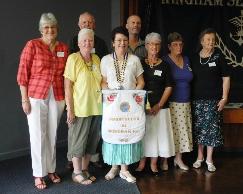 The newly elected Wingham Probus committee.
