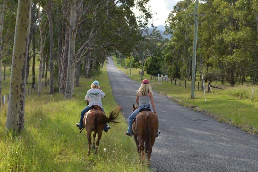 Paula and Claudia Greenaway ride regularly on local roads