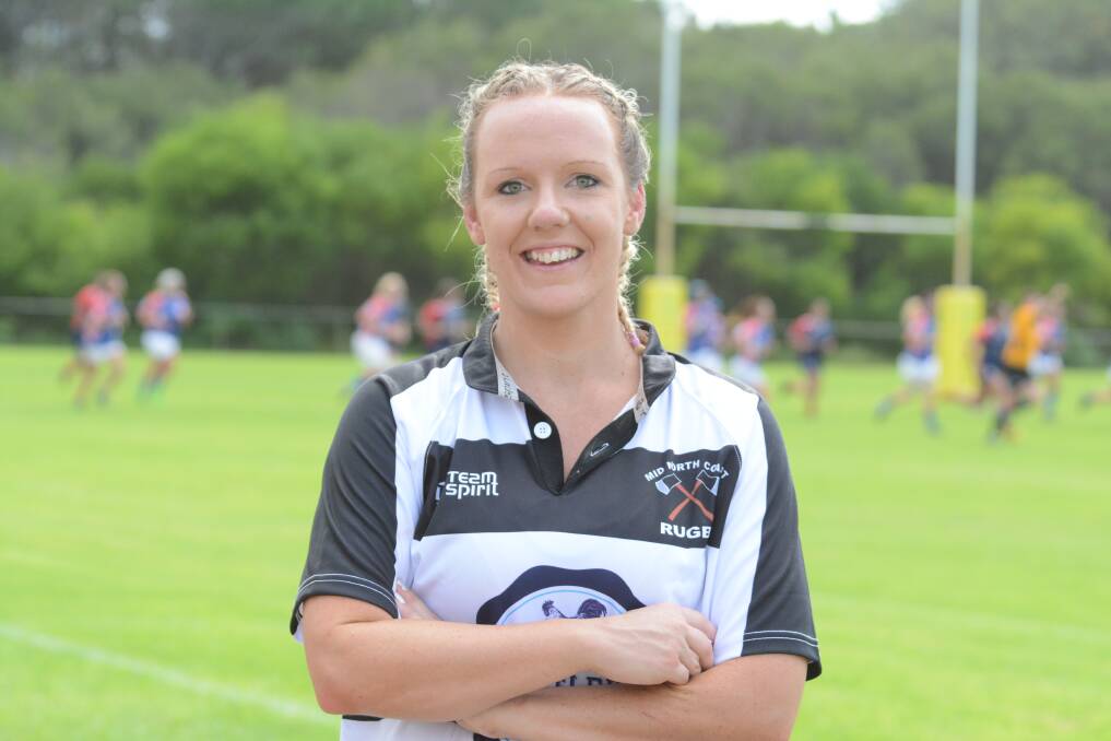 Wingham's Annie Taylor will play for Mid North Coast Tomahawks in this weekend's rugby 7s competition in Port Macquarie. 