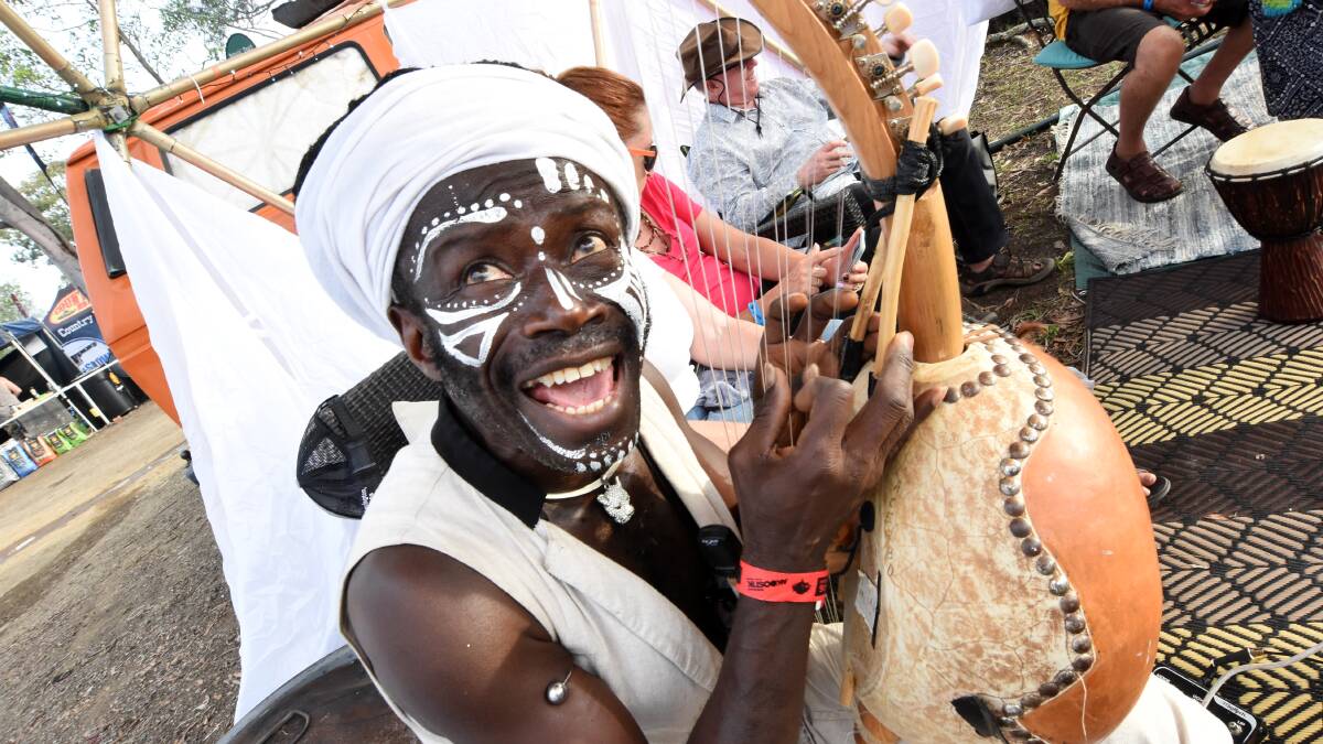 Afro at the Wingham Akoostik Music Festival in 2018. Photo: Scott Calvin
